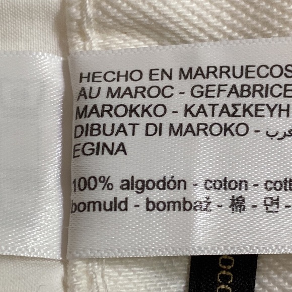 💄NWT Massimo Dutti White Mid -Waist Straight Fit Jeans. Size 4. - Picture 8 of 13